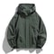 Oversize Plus Size Men Jacket Hooded Windbreaker Waterproof Black Bomber Camping Trench Coats Loose 7