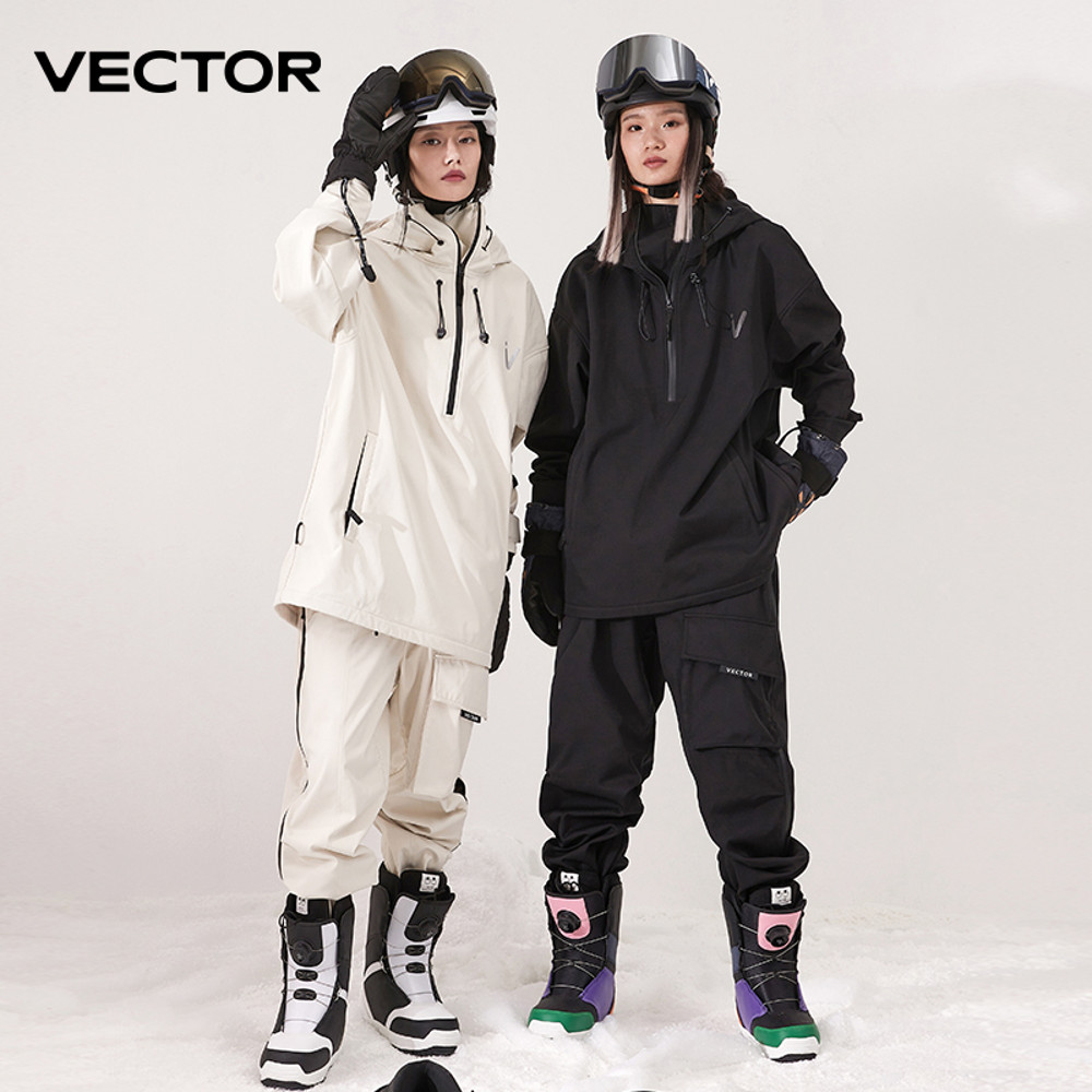 Warm Windproof Ski Jacket For Men Women Solid Color Waterproof Winter Overalls Outdoor Snowboard Cl 0