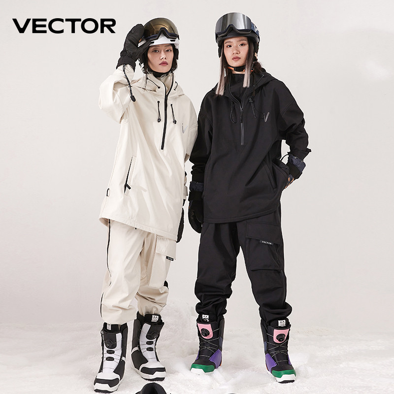 Warm Windproof Ski Jacket For Men Women Solid Color Waterproof Winter Overalls Outdoor Snowboard Cl 0