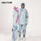 Warm Windproof Ski Jacket For Men Women Solid Color Waterproof Winter Overalls Outdoor Snowboard Cl 2