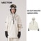 Warm Windproof Ski Jacket For Men Women Solid Color Waterproof Winter Overalls Outdoor Snowboard Cl 8