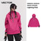 Warm Windproof Ski Jacket For Men Women Solid Color Waterproof Winter Overalls Outdoor Snowboard Cl 10