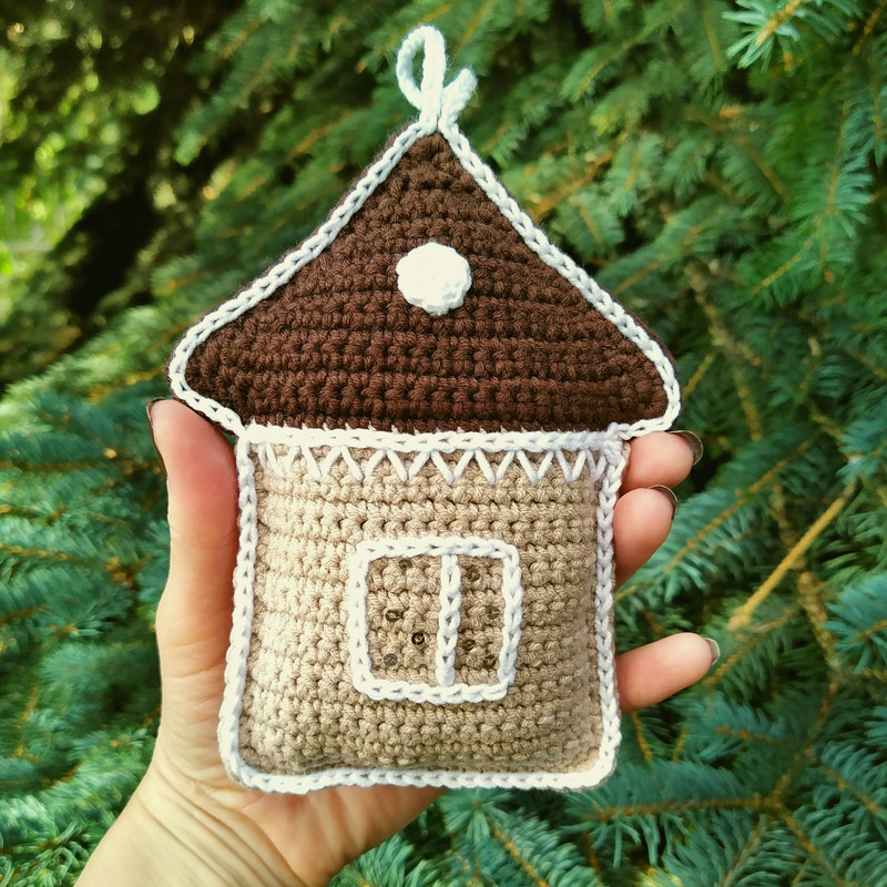crochet gingerbread house ornamentjpeg
