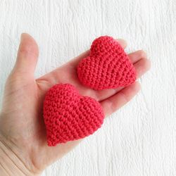 Amigurumi heart crochet pattern for beginners pdf Easy crochet Valentine gifts pattern Valentines day decorations