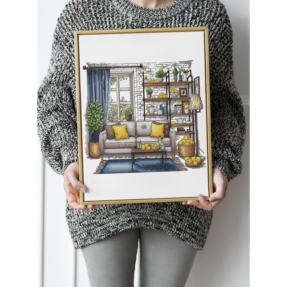 Cross Stitch Patterns Lemons Cross Pattern Interior Embroidery Decorative Embroidery Lemons Room Em 6