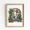Garden Pattern For Cross Stitch Interior Embroidery PDF Green Garden Embroidery PDF Terrace Window 8