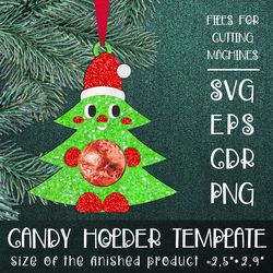Fir Tree | Christmas Ornament | Candy Holder | Paper Craft Template SVG