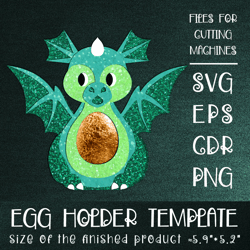Baby Dragon | Easter Egg Holder | Paper Craft Template