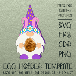Easter Gnome | Egg Holder | Paper Craft Template
