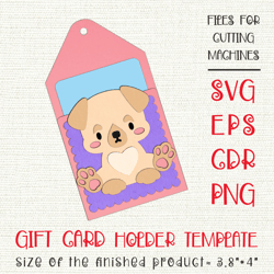 Labrador Retriever | Gift Card Holder | Paper Craft Template