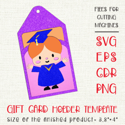 Happy Girl | Graduation Gift Card Holder | Paper Craft Template