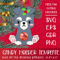 Schnauzer Dog  Christmas Candy Holder Template 0