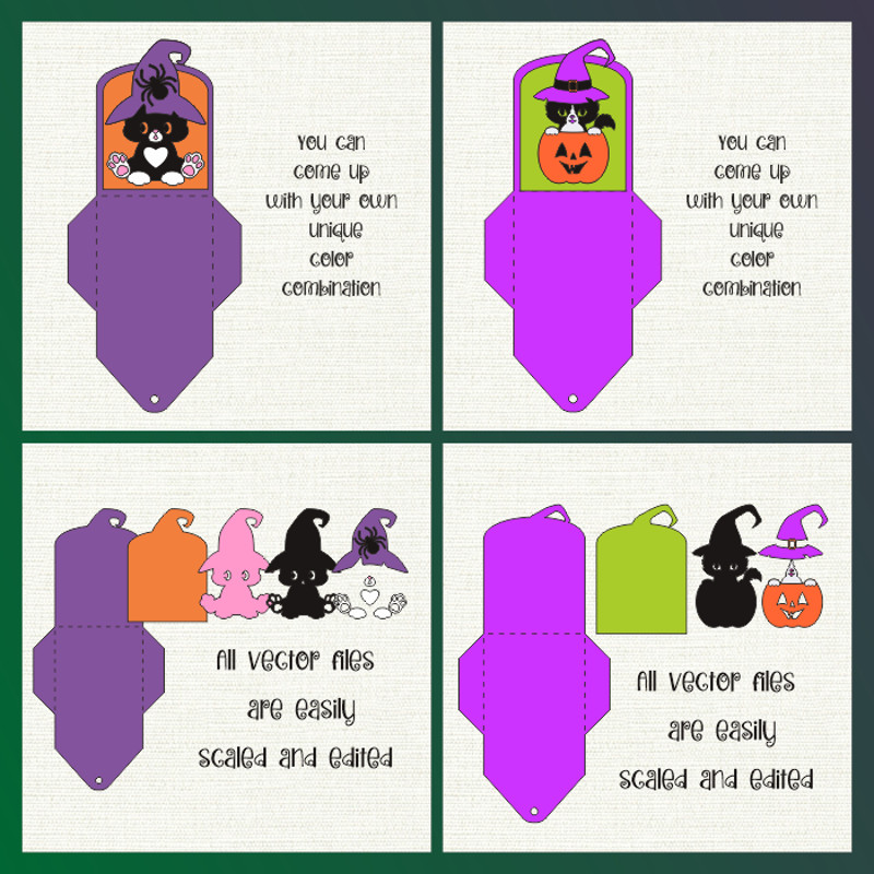 Halloween Gift Card Holder Bundle 2