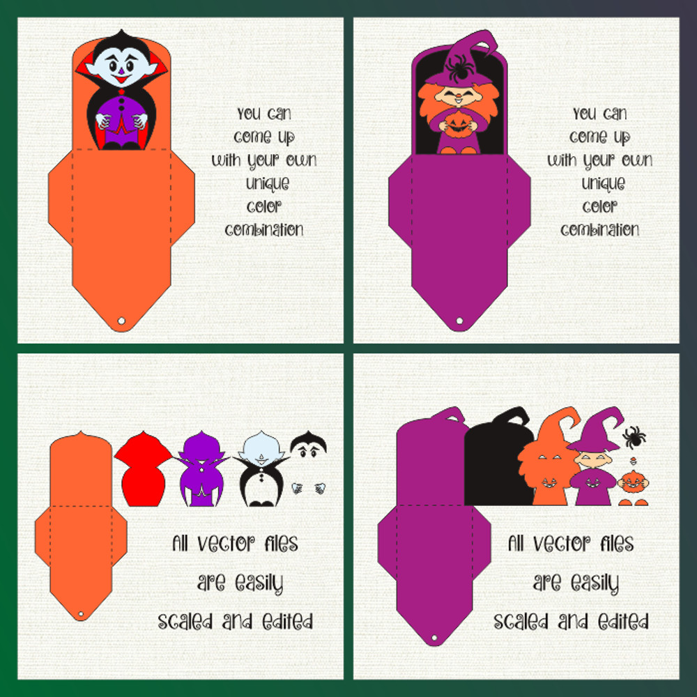 Halloween Gift Card Holder Bundle 8