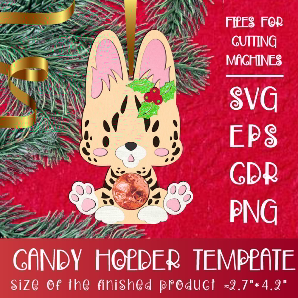 Cat Breeds Candy Holder Bundle Cristmas Ornaments 7