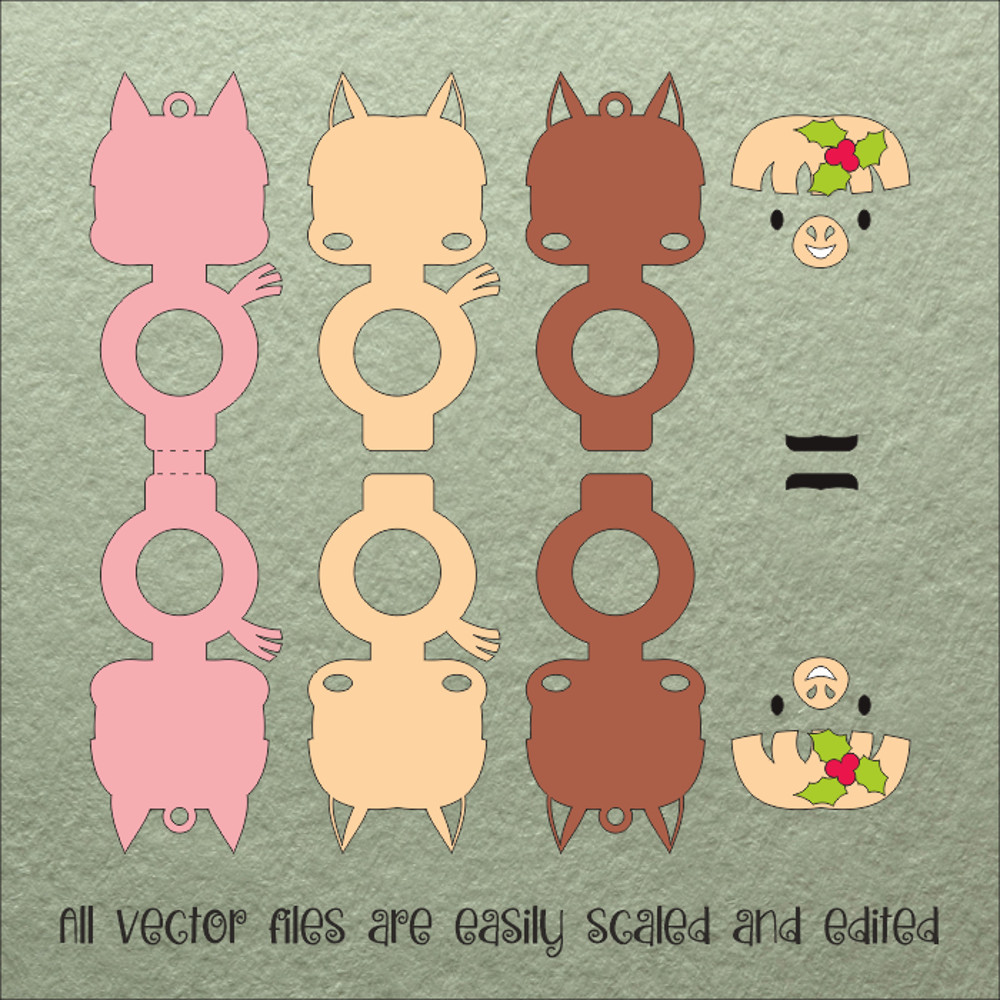 Baby Horse Christmas Candy Holder Template 2