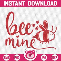 valentine svg, bee mine svg cut file for cricut, valentine's day svg for boys, girls, valentine bee svg for silhouette,