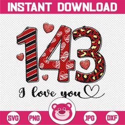 valentine png, valentine sublimation design, 143 sublimation design, 143 i love you, valentine clipart, i love you png,