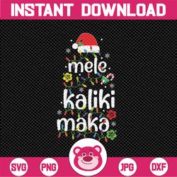 Mele Kalikimaka Maka Hawaiian Hawaii Christmas Svg, Funny Christmas Hawaii Svg, Christmas Png, Digital Download