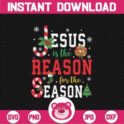 je-sus is the reason for the season xmas christmas candy cane png, je-sus christmas png, christmas png, digital download