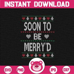 Soon to be Married Merry'd Christmas Bride and Groom Couples Png, Christmas Couples Married Ugly Png, Christmas Png, Dig