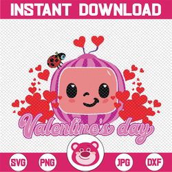 Valentine's Day Melons Svg Png, Love Cocomelon Svg, Boy Valentine's Day Svg, Cocomelon Boy Svg, Happy Valentine's Day, L