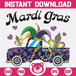 CooI Mardi Gras With Truck Mardi Gras Png, Happy Mardi Gras Y'all Truck Leopard Mardi Gras Png, Digital Download