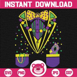 mardi gras tuxedo vest party suit carnival parade svg png, mardi gras costume png, funny carnival svg, digital download