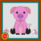 Pig Cross Stitch Pattern