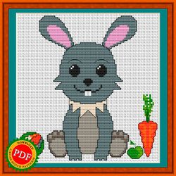 Hare Cross Stitch Pattern | Enchanting Hare Cub Chart