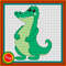 Alligator Cross Stitch Pattern