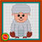 Little Lamb Cross Stitch Pattern