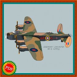 Warplane Avro Lancaster Pattern | Australian Air Force Aircraft Chart