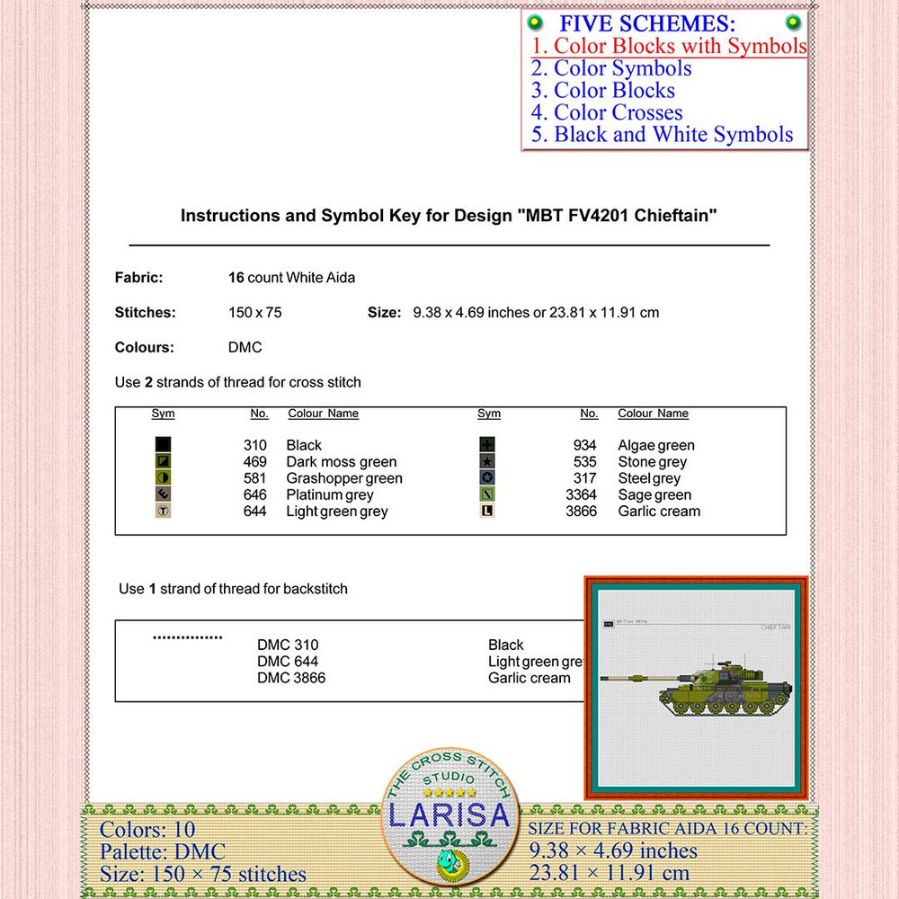 Chieftain tank with regiment motto