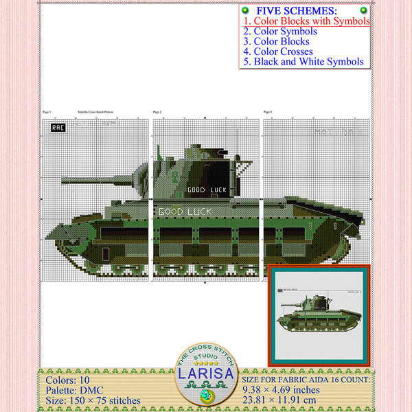 Historic Matilda II tank from Battle of Arras