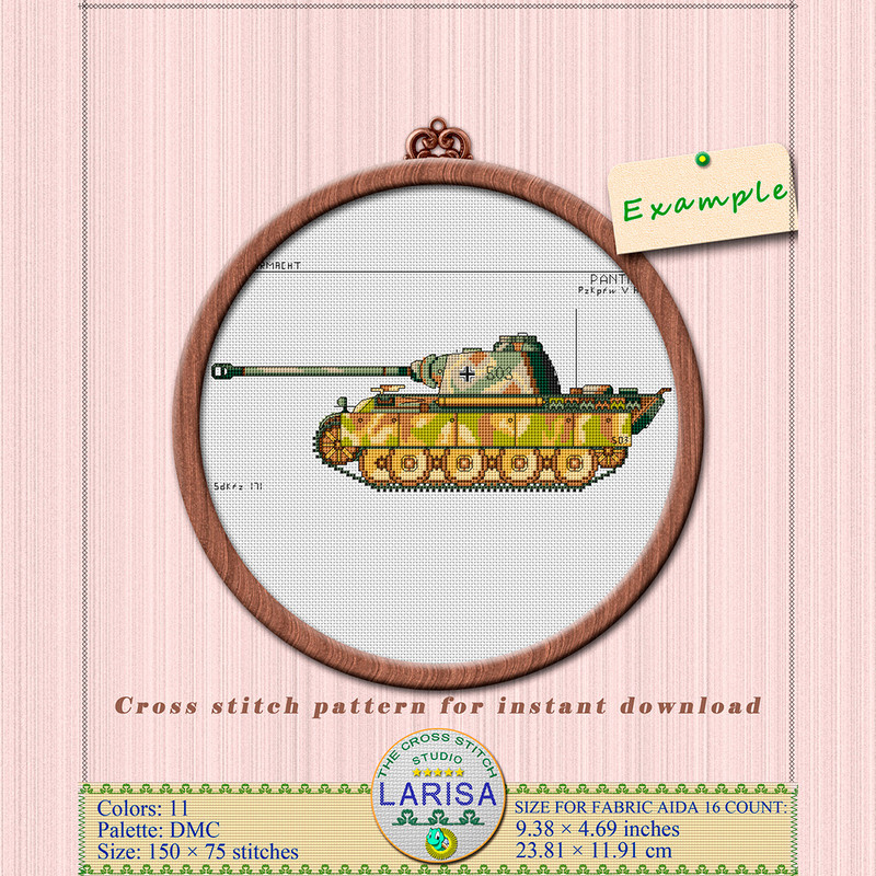 Panther tank left side profile