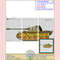 Cross stitch pattern of Panther tank