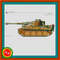 Tiger Tank cross stitch pattern