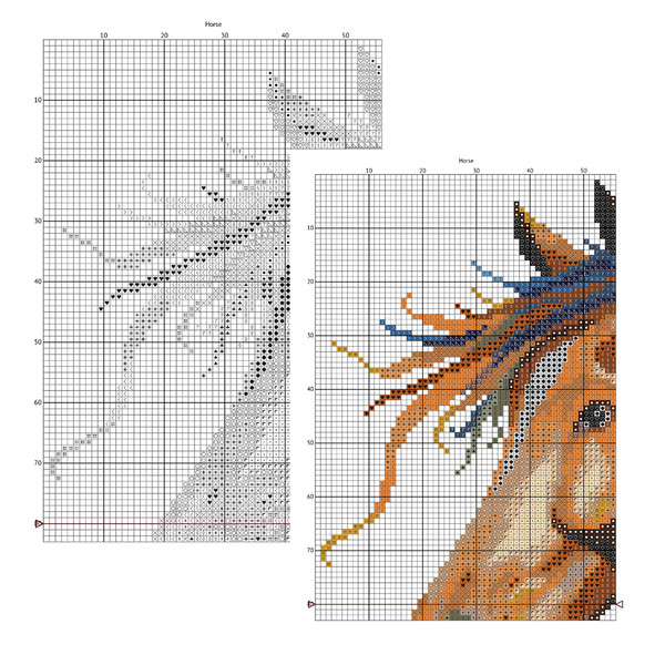 Cross stitch pattern Horse (7).png