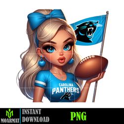 Teams Football Designs, Teams Football Fan Girl Designs, Instant Download (26)