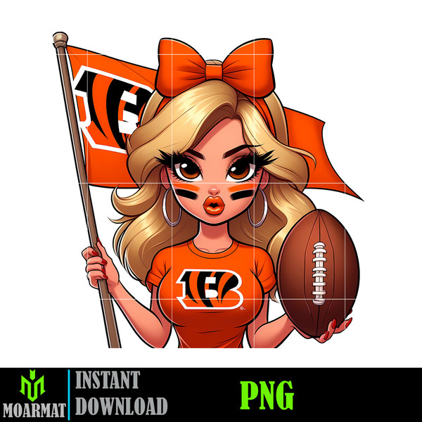 Teams Football Designs, Teams Football Fan Girl Designs, Instant Download (4).jpg