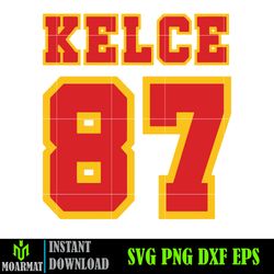 Kelce 87 Svg, Chiefs Svg, Files Kc Chiefs Svg, Kc Chiefs Svg Digital Download