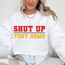 Shut Up Tony Romo Svg, Football Svg, Trendy Svg, Football Svg, Cut File, Chiefs Svg, Chiefs Football Svg, Kansas Footbal