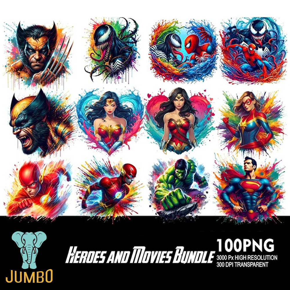 Heroes Character In Movies And Super Hero Png Bundle 6