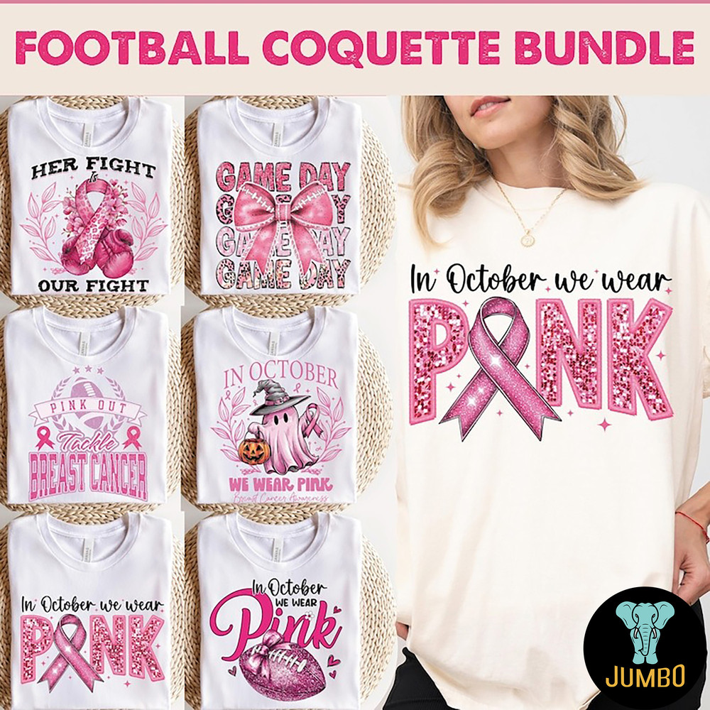 Pink Game Day Bundle Png 0