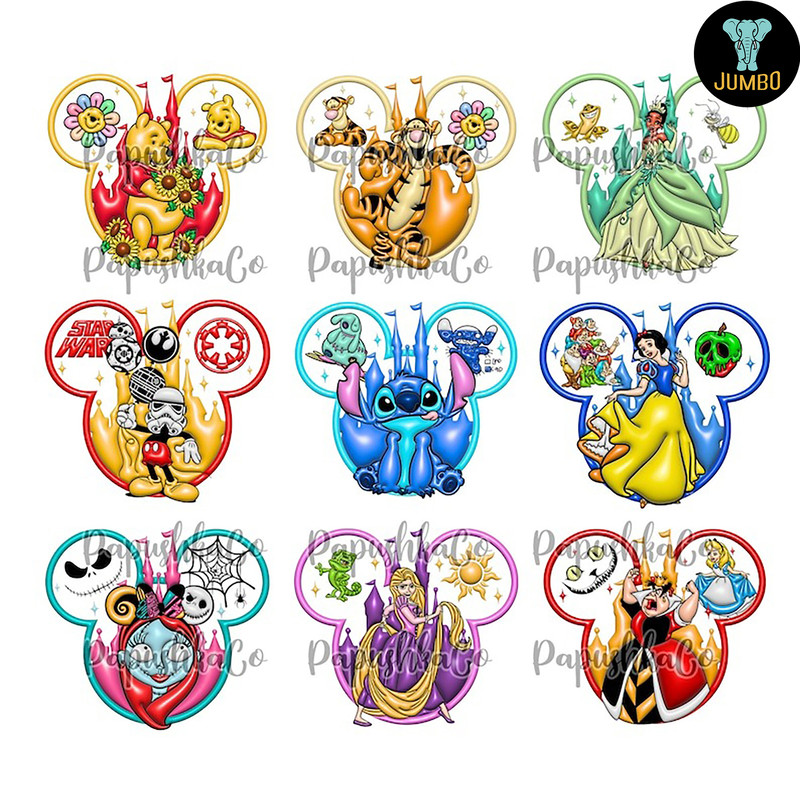 Designs Cartoon Bundle PNG 5