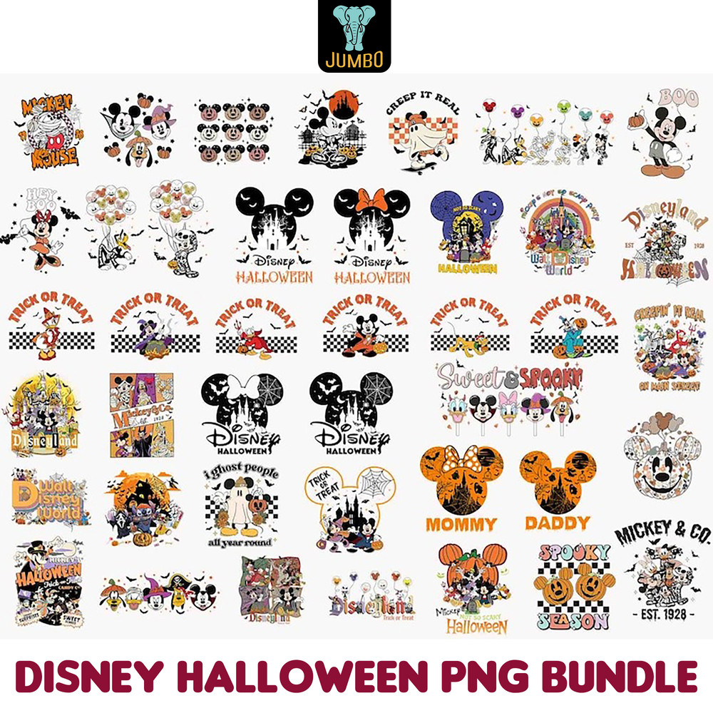 Disney Halloween Png Bundle 0