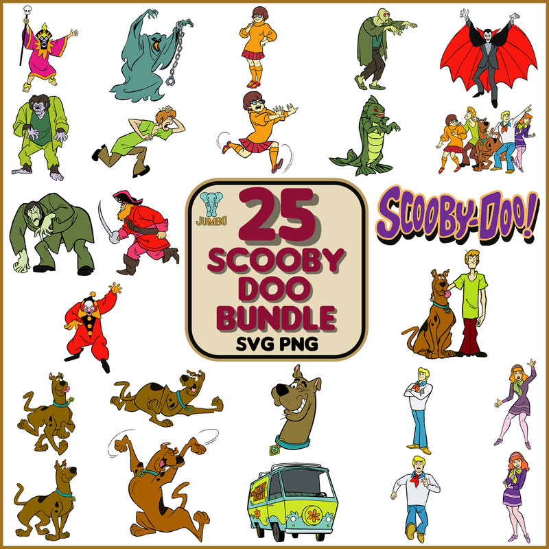Scooby Doo Bundle Svg 0