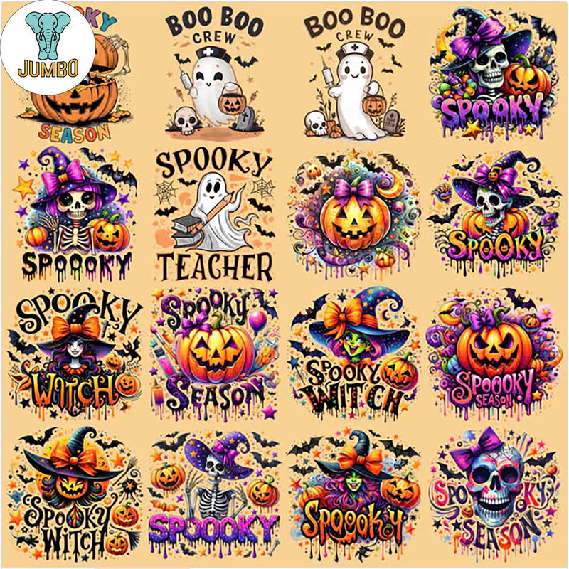 Spooky Halloween Designs Bundle Png 0