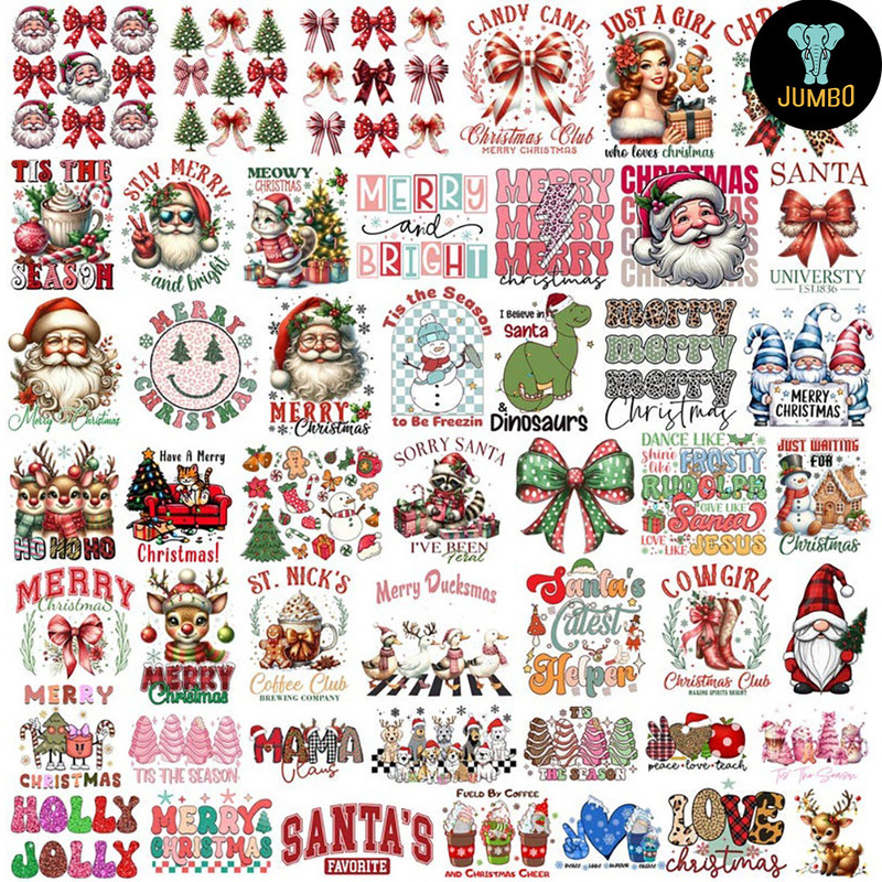 Retro Christmas Bundle Png 0